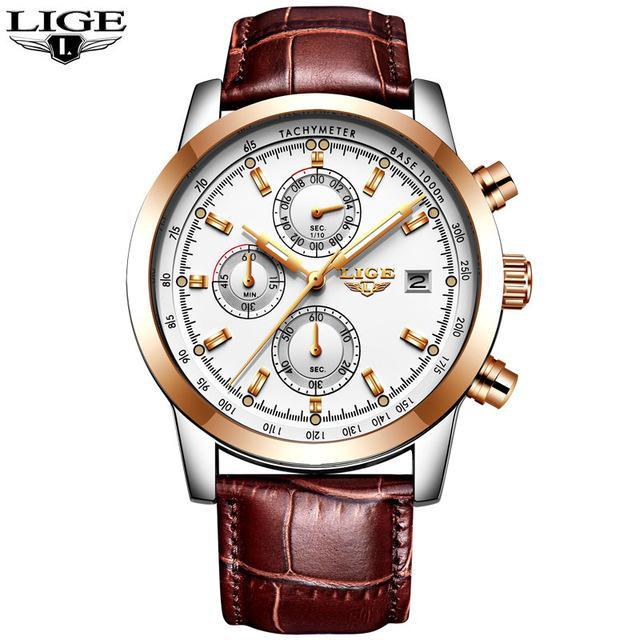 LIGE MGX2 - Reloj de Lujo para Hombre